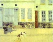 皮耶勃纳尔 - Street in Eragny-sur-Oise or Dogs in Eragny